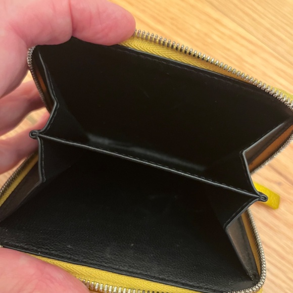 Balenciaga Gold Leather Trifold Wallet - Picture 10 of 15